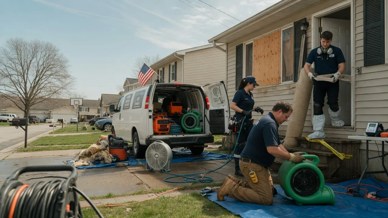 Water Damage Restoration in Martinton, IL near me